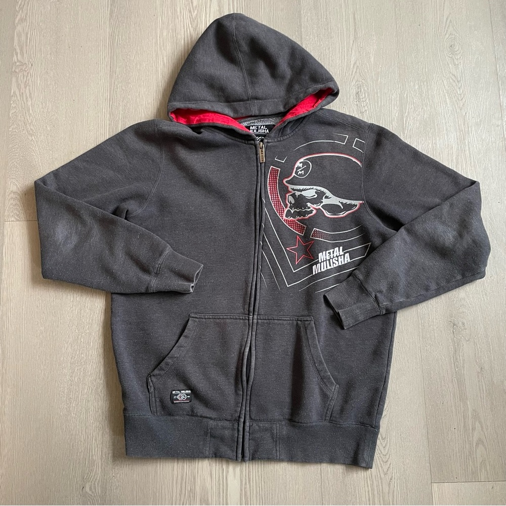 Y2K Metal Mulisha Zip Up Hoodie